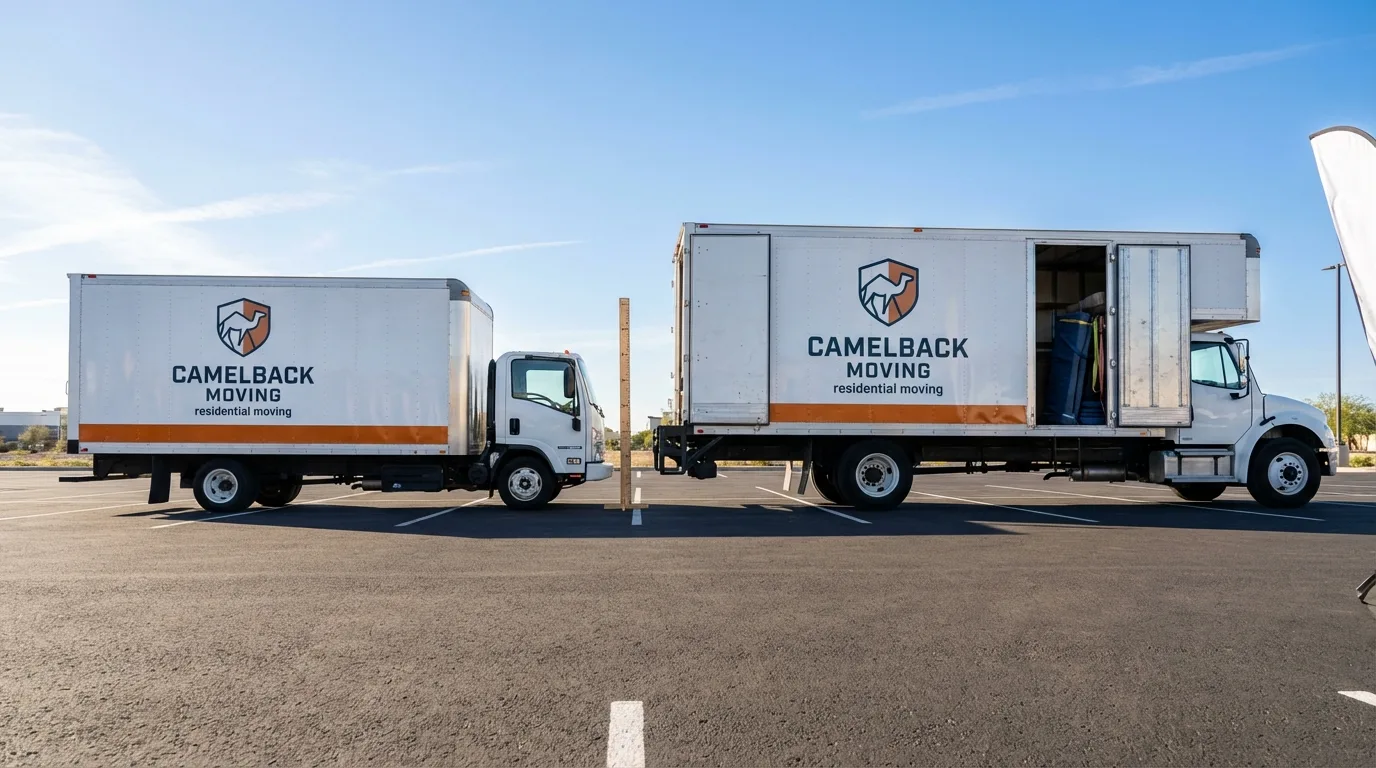 Moving truck size capacity guide in East Saint Louis